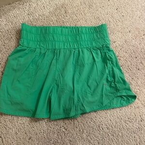 Green Women's Athletic Shorts